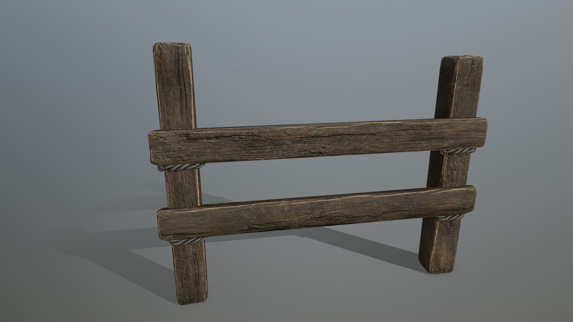 woods and ropes Low-poly 3D model_26