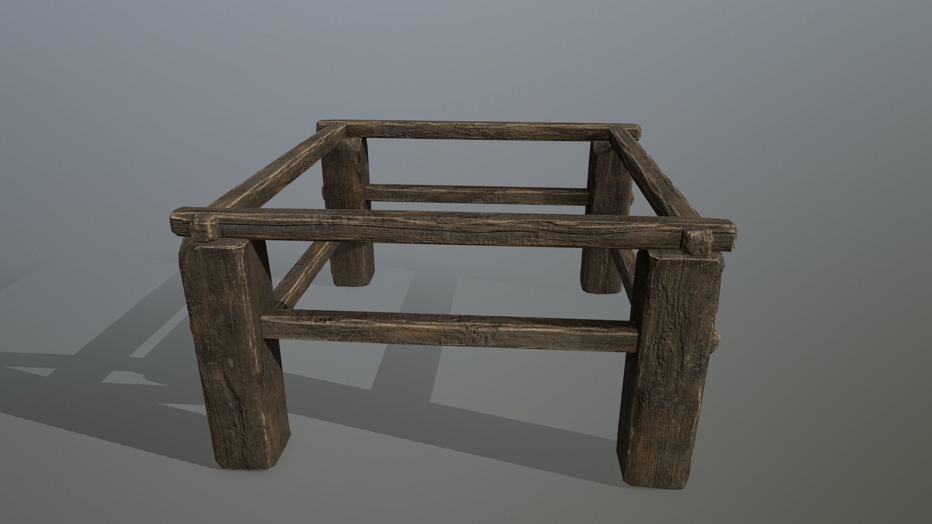 woods and ropes Low-poly 3D model_8