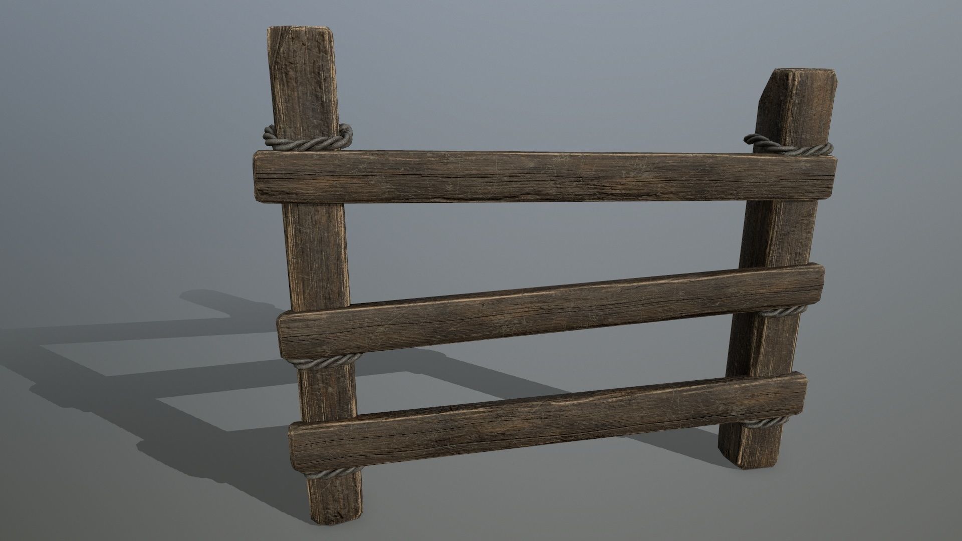 woods and ropes Low-poly 3D model_23