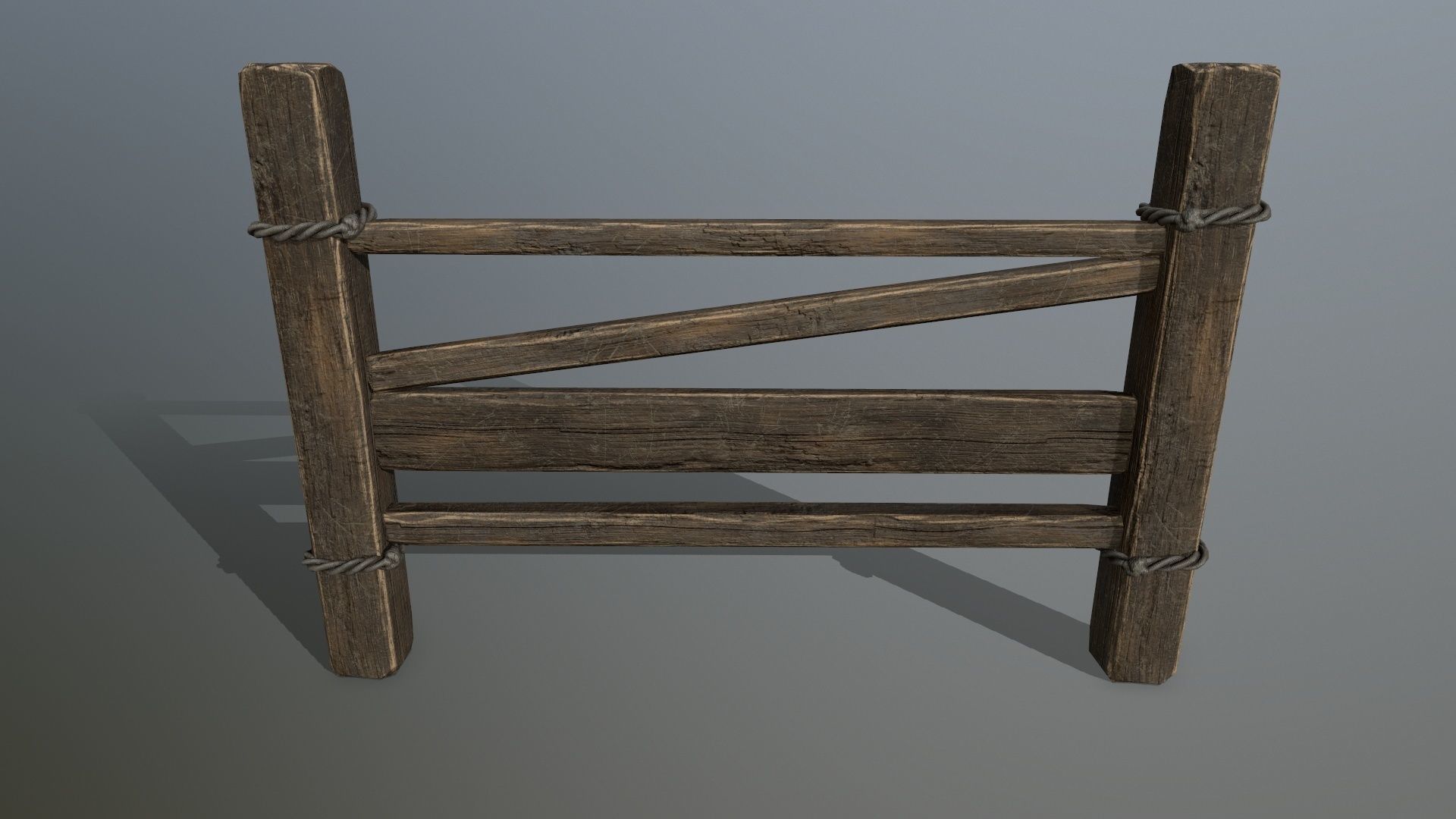 woods and ropes Low-poly 3D model_14