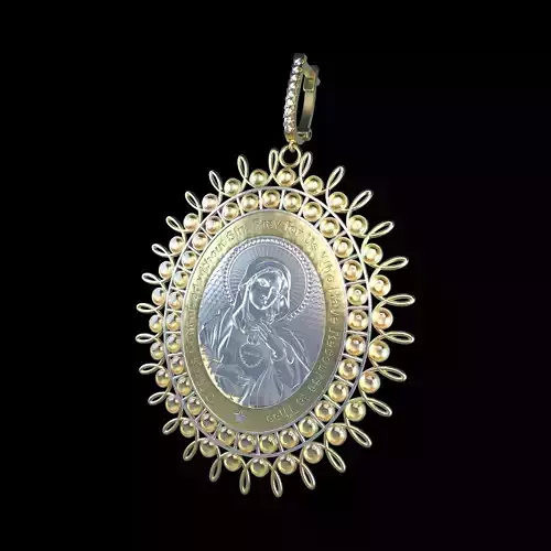 VIRGIN MARY EARRING