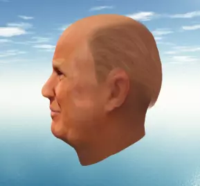 Donald Trump 3d model Funny USA president Donald Trump 3D model