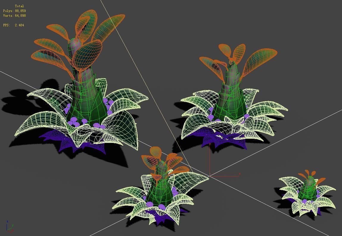 Cartoon Sky City - Chaotian Jing 3D model_2