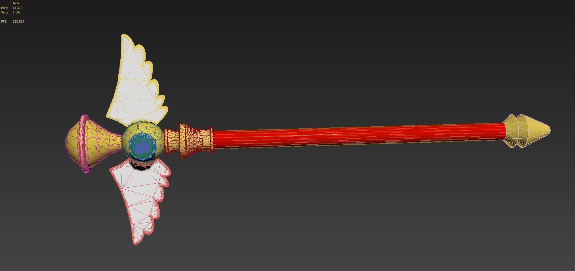 Neon Genesis Evangelion EVA Christmas Ayanami Rei Staves  3D print model_10