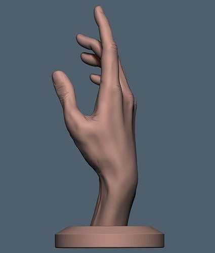 Women hand 3D print model