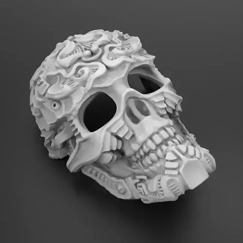 Mask-1 skull
