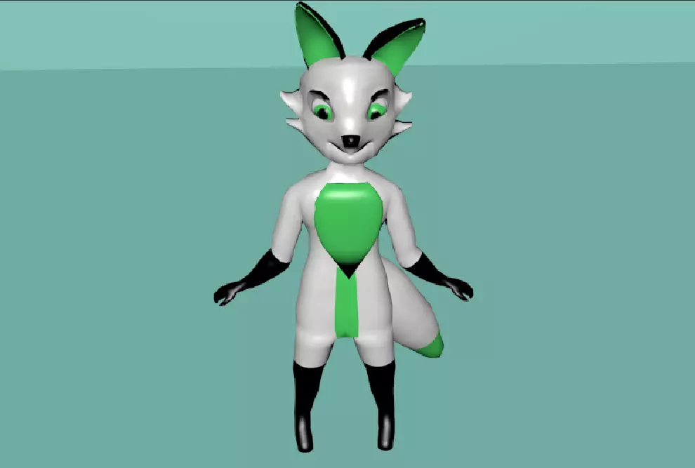 Animal character 3D model_0
