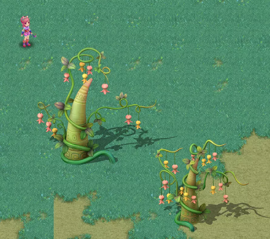 Cartoon sky city - fairy rattan stone teeth 3D model_0