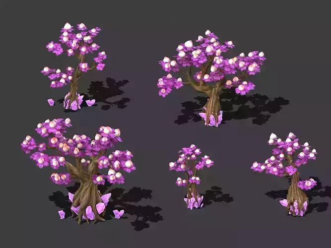 Cartoon Sky City - Xiantao Tree 01