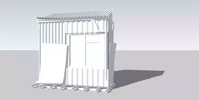 Cyberpunk Slums Buildings set