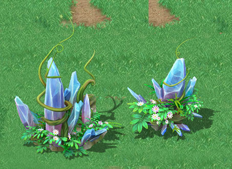 Cartoon Sky City - Nether Suspension Stone 3D model_4