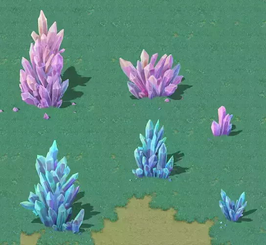 Cartoon Sky City - Field - Crystal