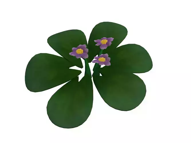 Cartoon plant - clover
