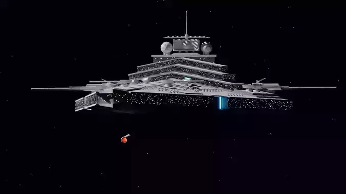 Star Wars - Custom Heavy Imperial Star Destroyer 3D model
