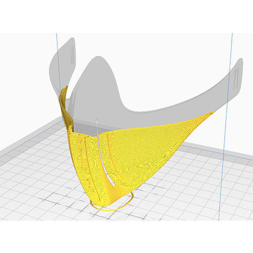 COVID-19 MASK New update 0-1 3D print model_5