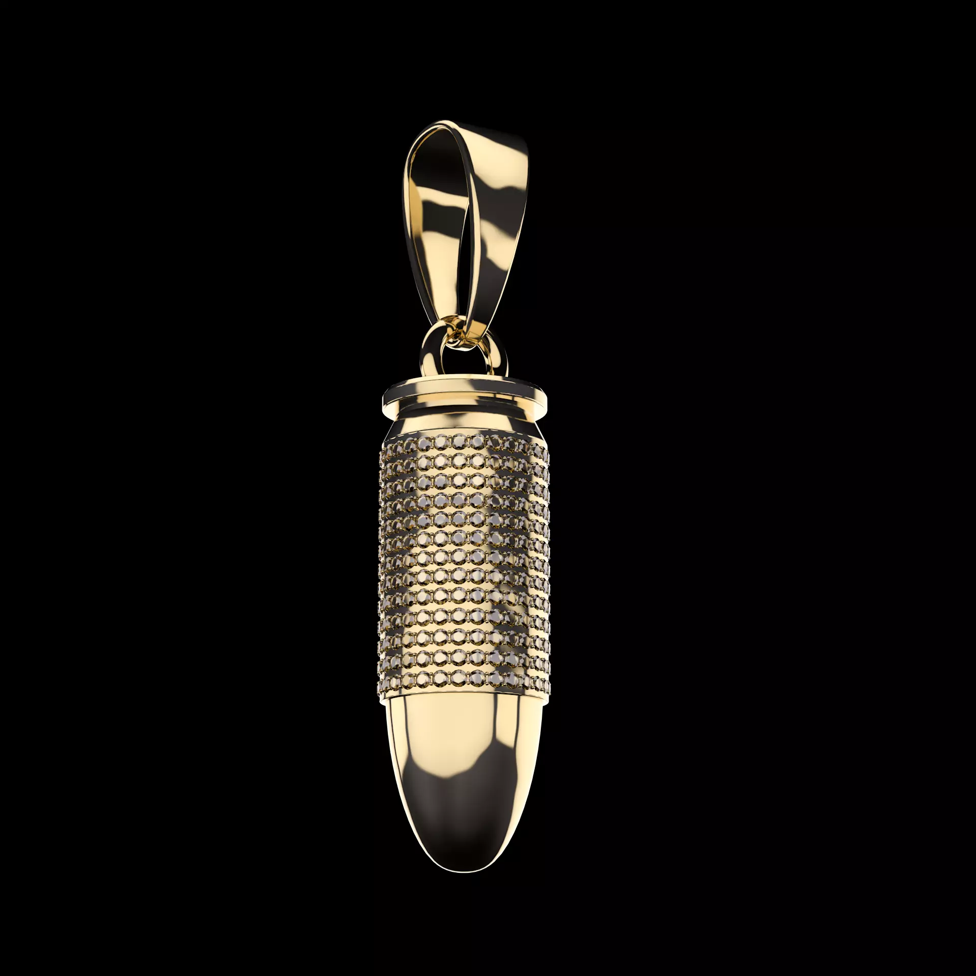 BULLET PENDANT 3D print model_0