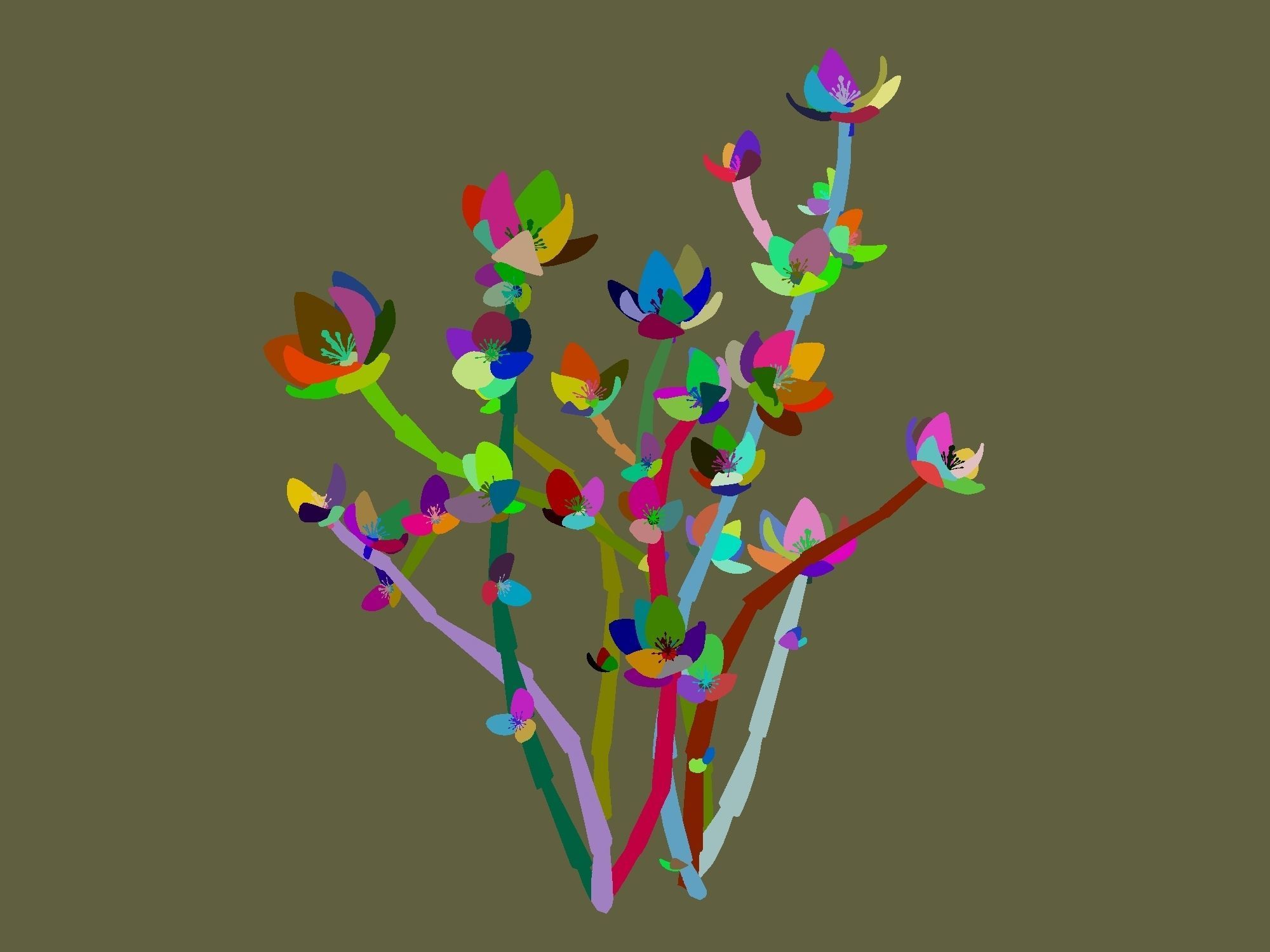 Mount Cliff - Small Plant 02 3D model_1