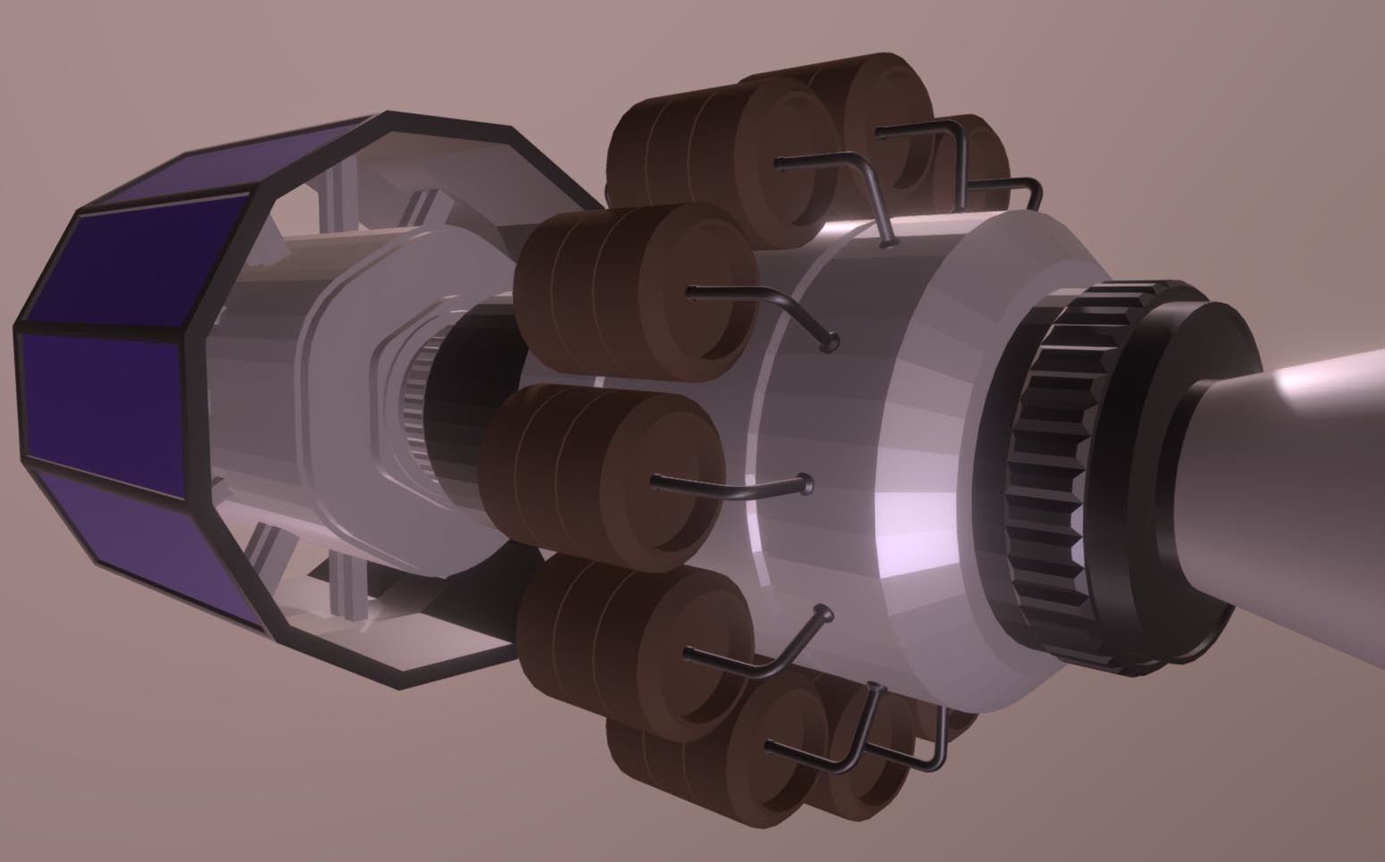 Explorer 2 spacecraft 3D print model_6