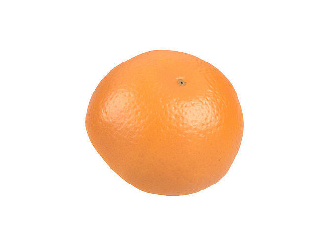 Photorealistic Orange Half 3D Scan 3D model 6