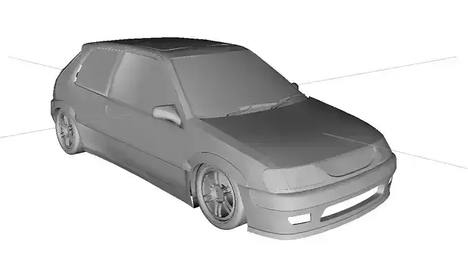 saxo vts 3D model