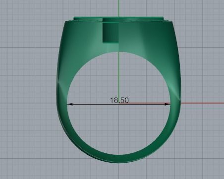 ring with ovals 3D print model_7