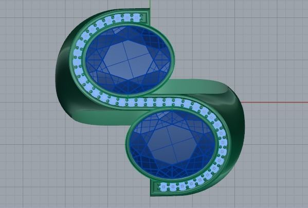 ring with ovals 3D print model_8
