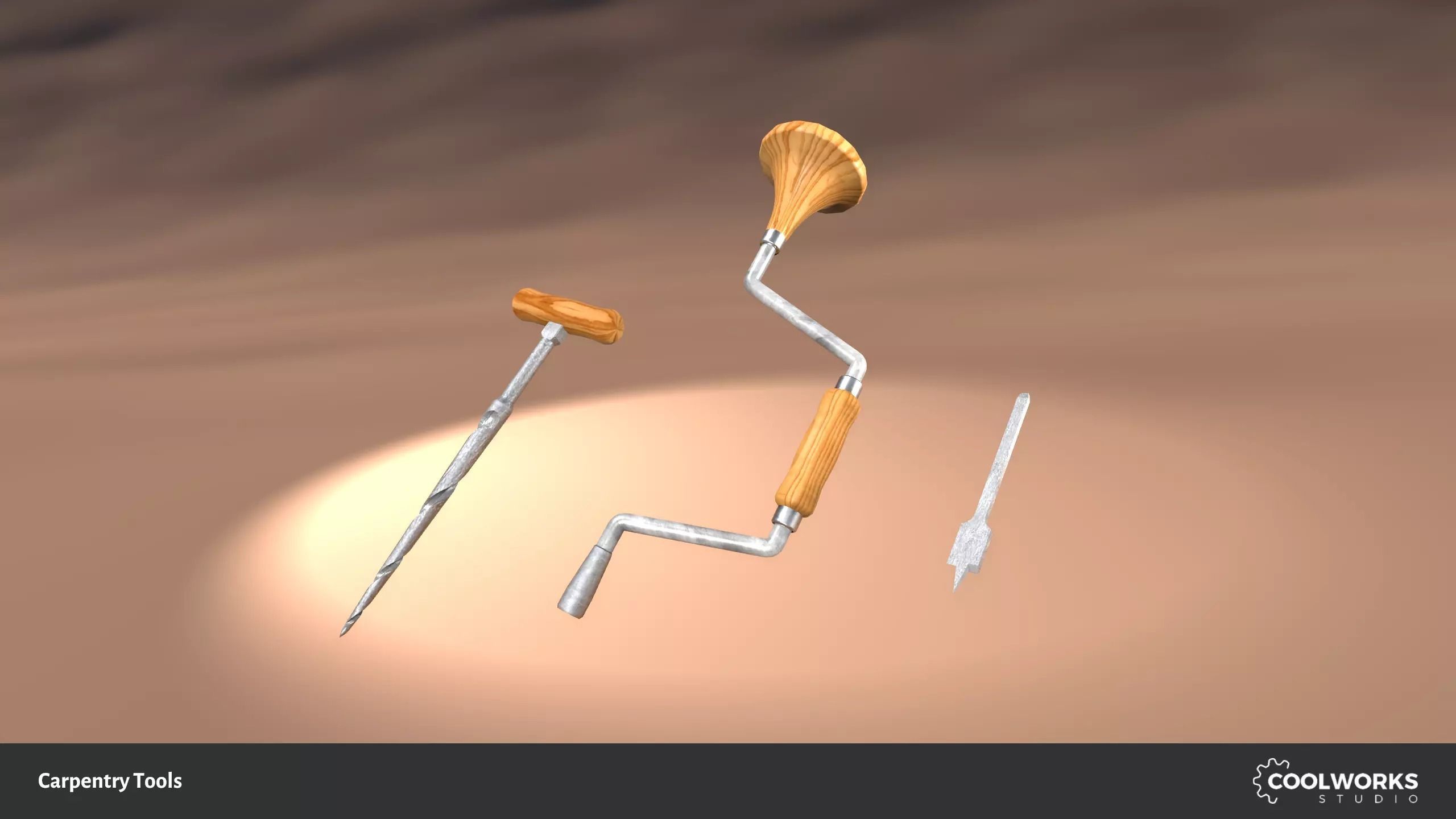 Carpentry Tools Free low-poly 3D model_4