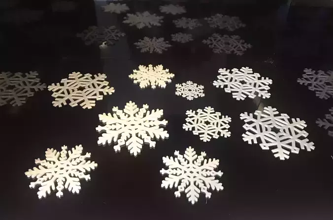 Snowflake Free 3D print model