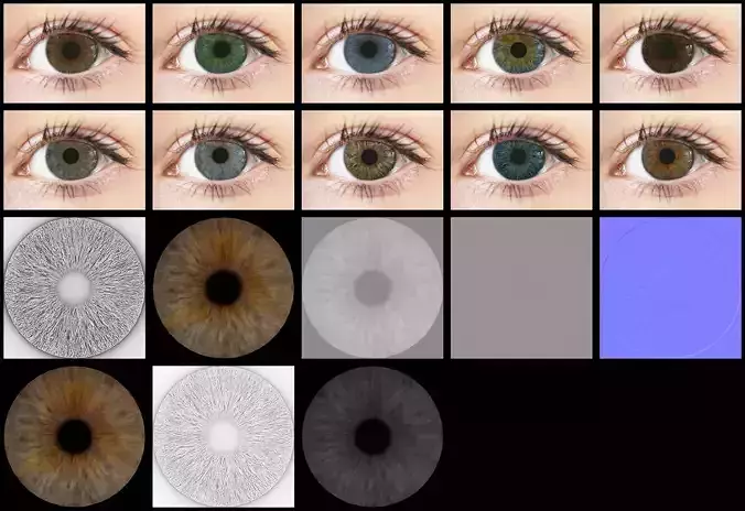 Eye Iris Vol 04 - PBR Texture