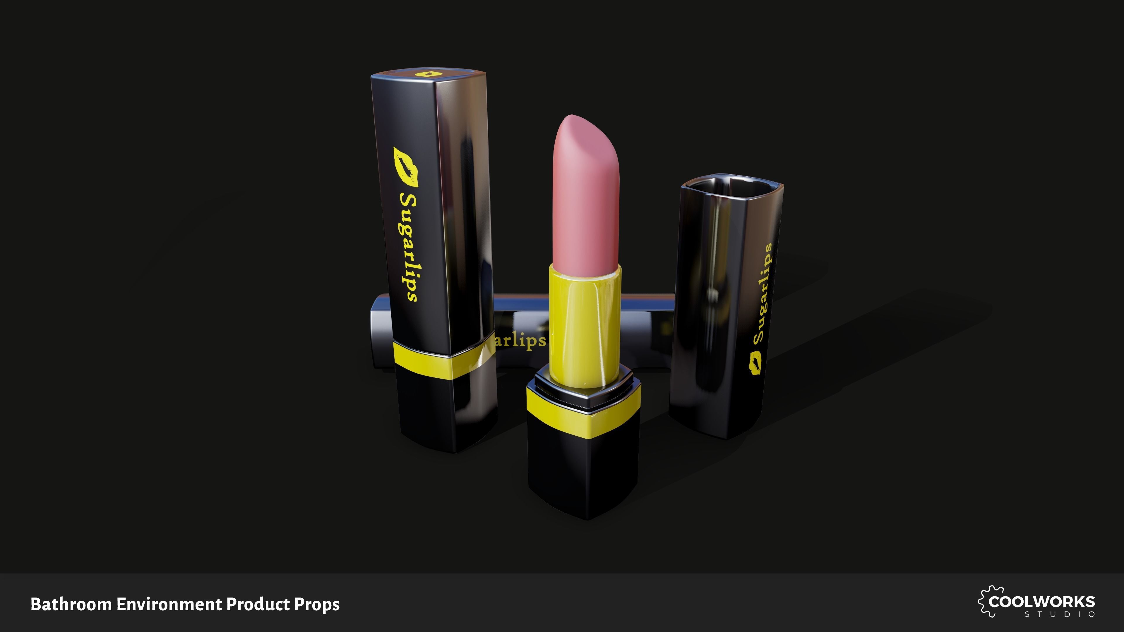 Bathroom Environment Product Props Low-poly 3D model_92