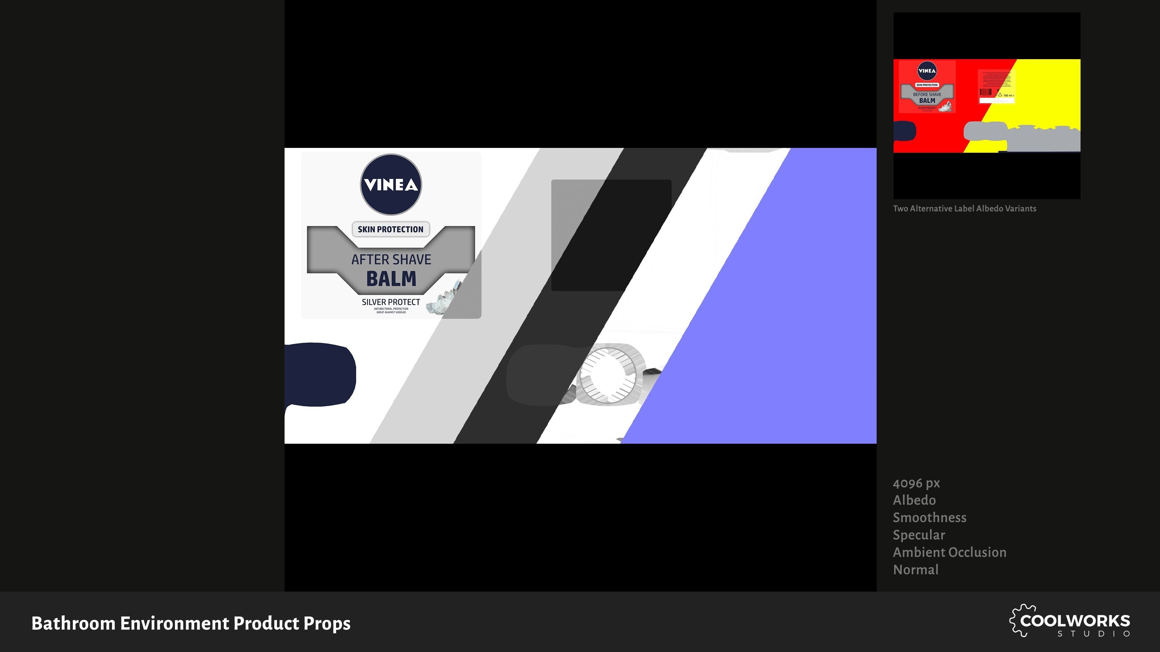 Bathroom Environment Product Props Low-poly 3D model_87