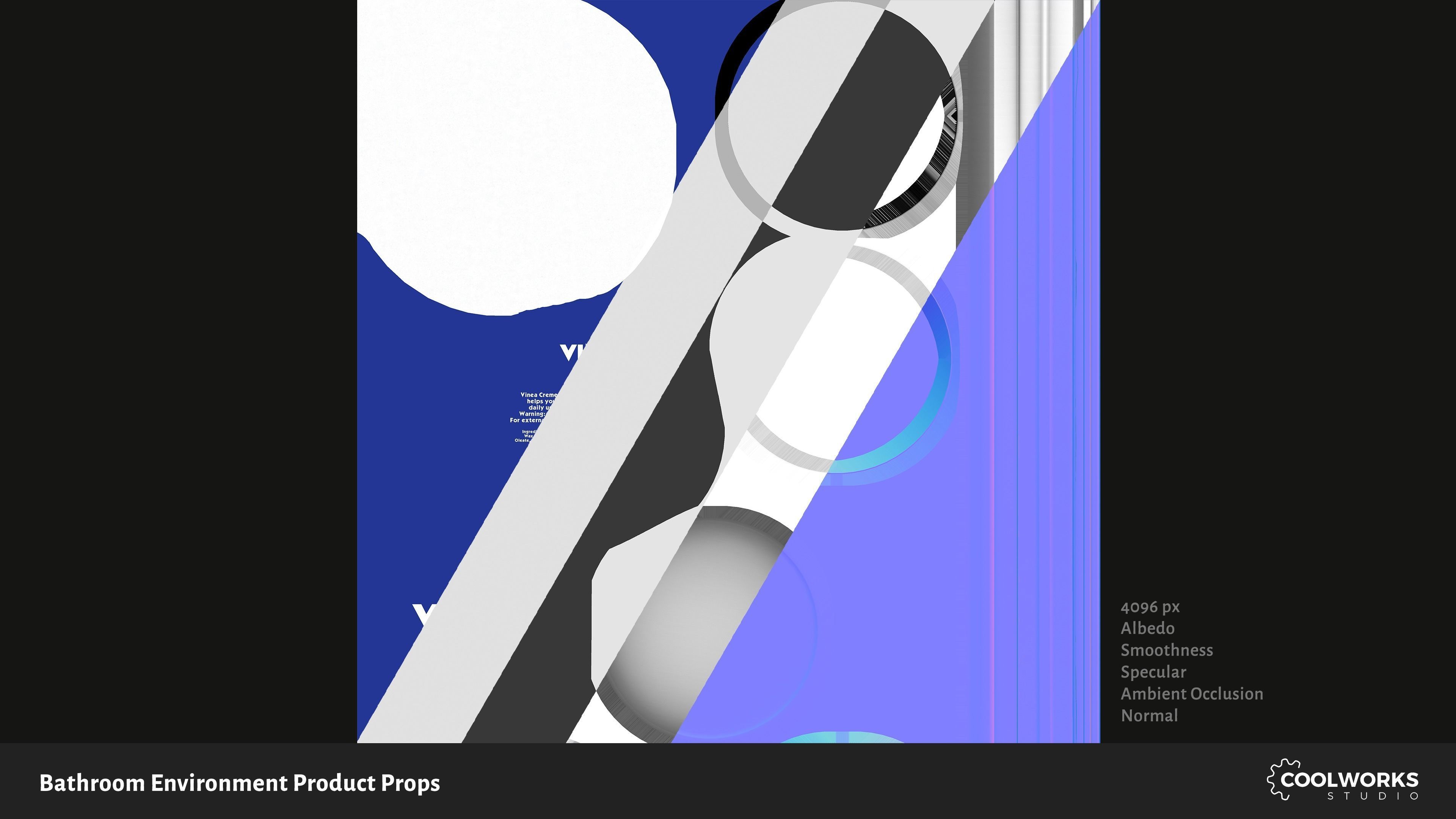 Bathroom Environment Product Props Low-poly 3D model_91