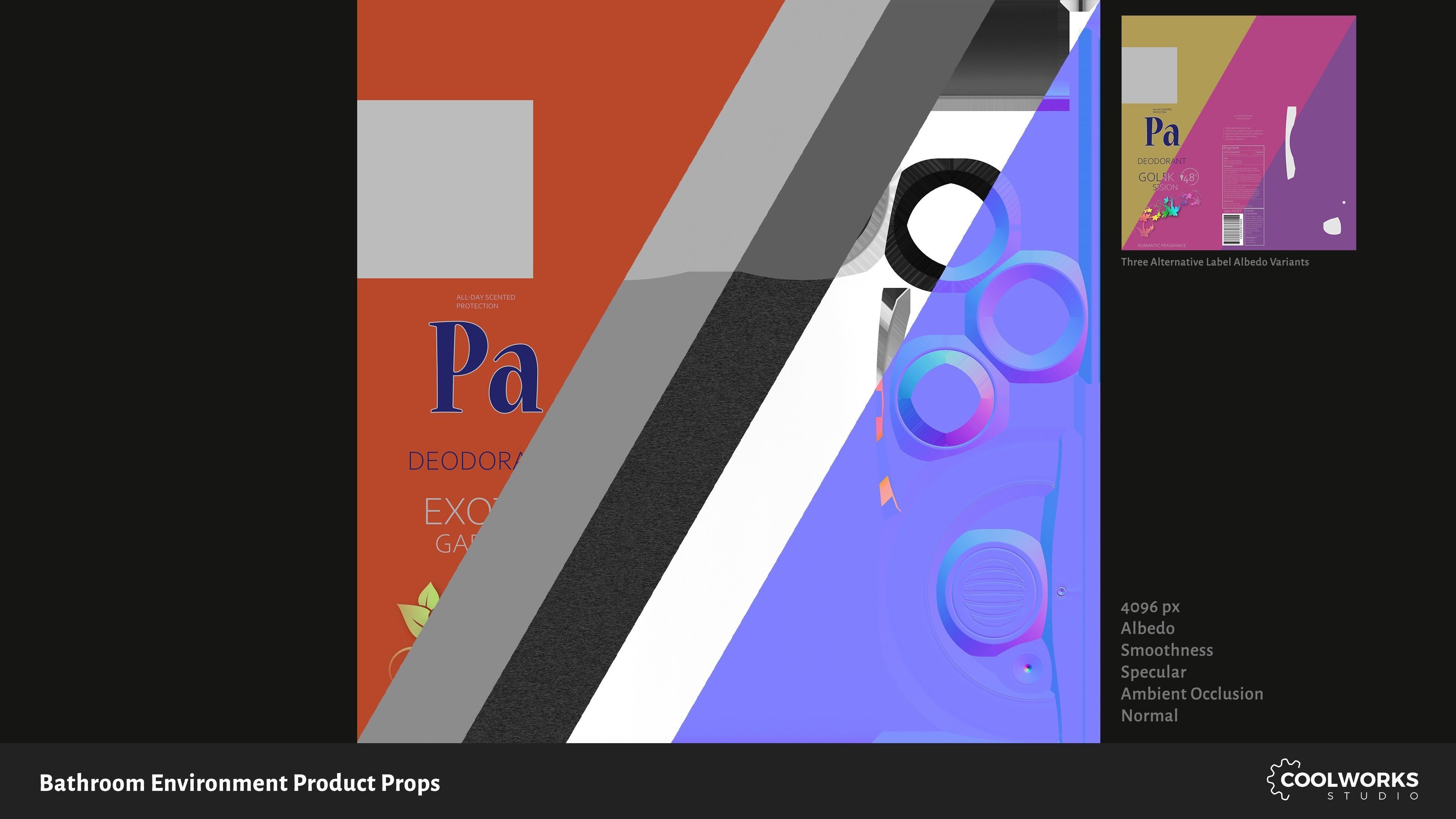 Bathroom Environment Product Props Low-poly 3D model_65