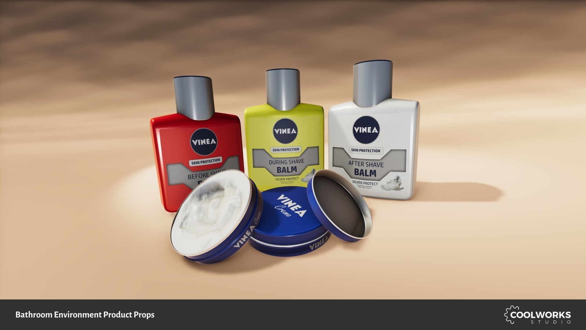 Bathroom Environment Product Props Low-poly 3D model_109