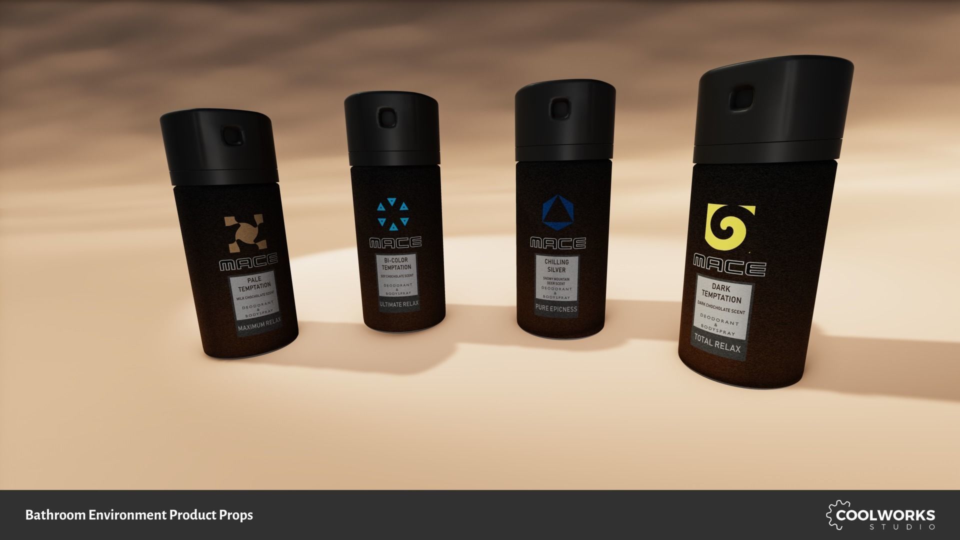 Bathroom Environment Product Props Low-poly 3D model_110