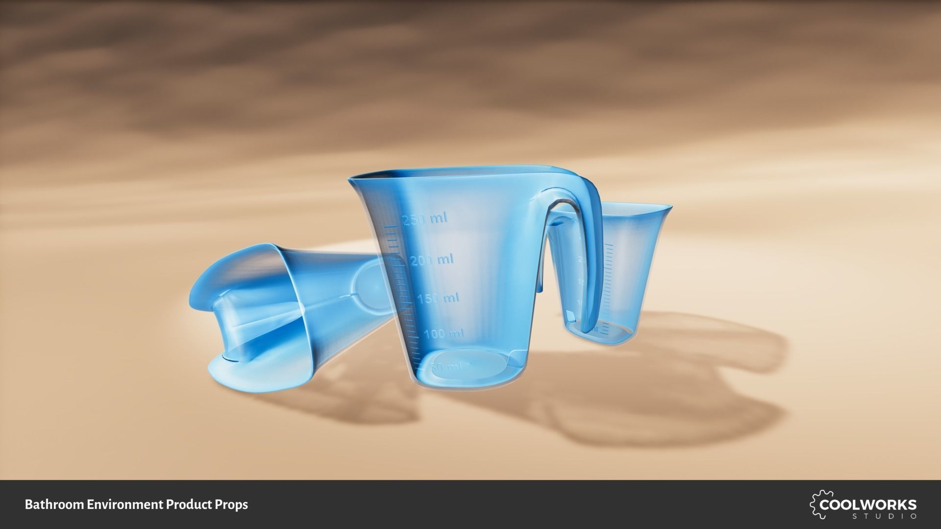 Bathroom Environment Product Props Low-poly 3D model_112