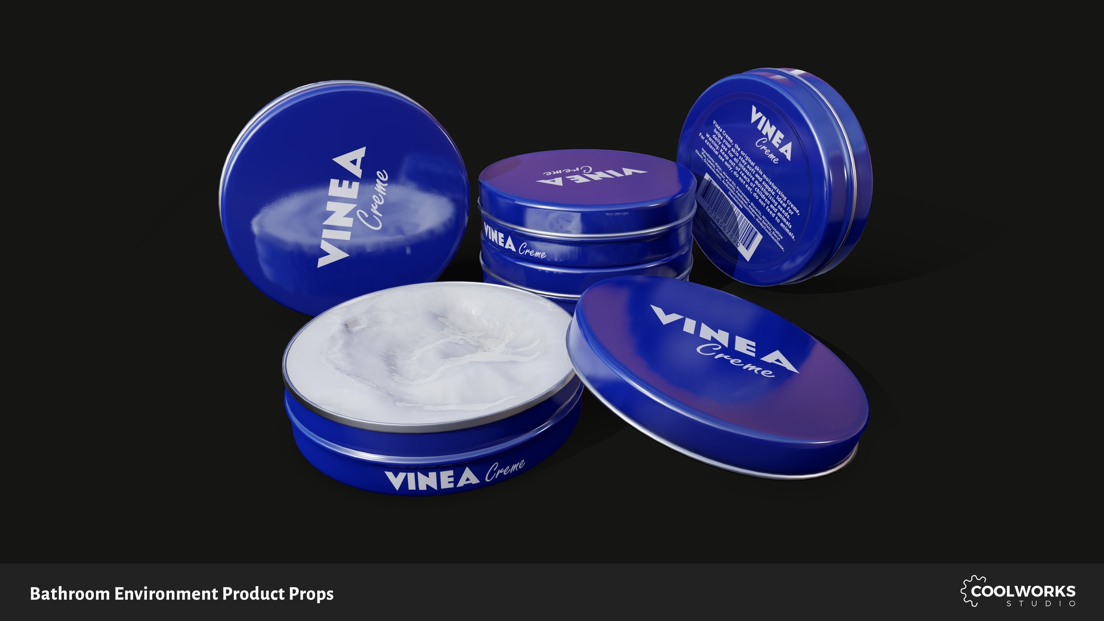 Bathroom Environment Product Props Low-poly 3D model_88