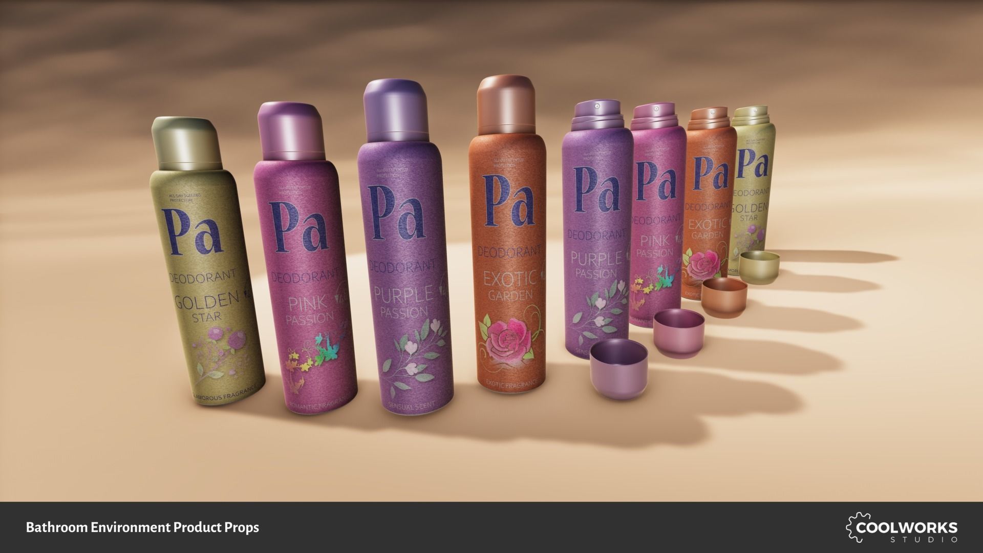 Bathroom Environment Product Props Low-poly 3D model_106