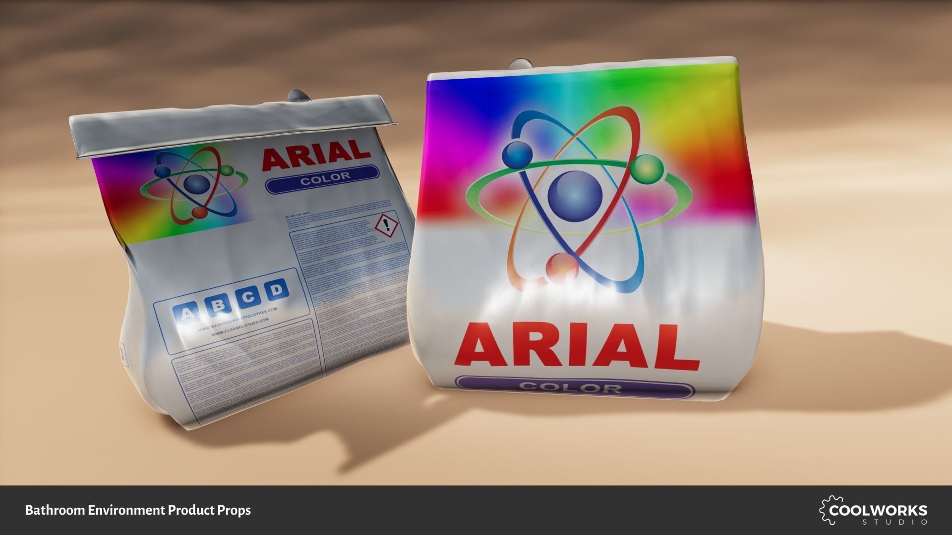 Bathroom Environment Product Props Low-poly 3D model_111