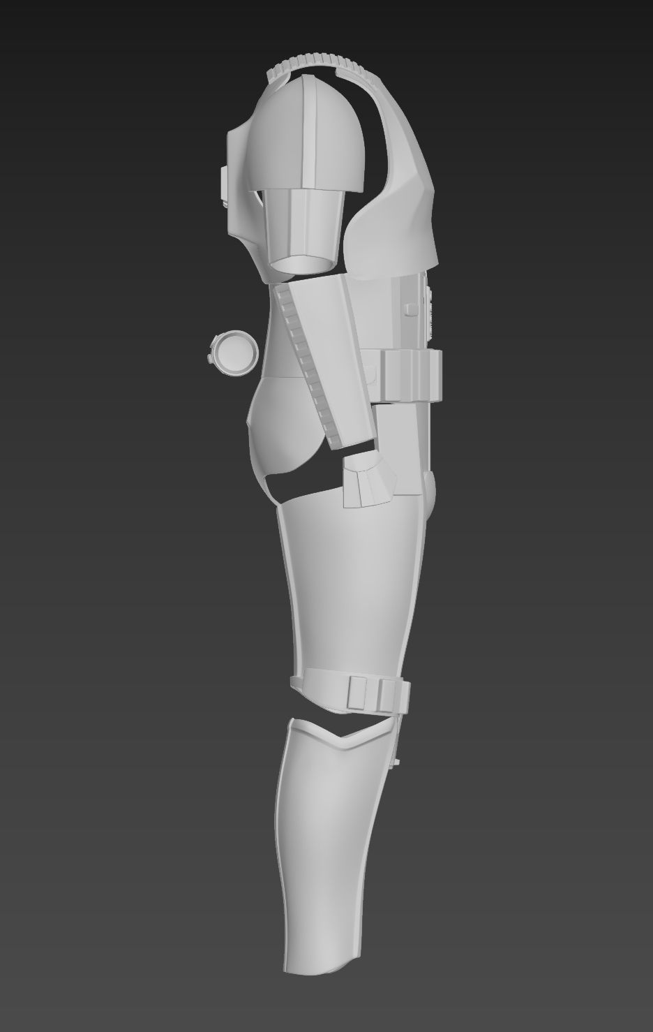 Star Wars Stormtrooper  ANH Hero Armor Cosplay 3D print model_21