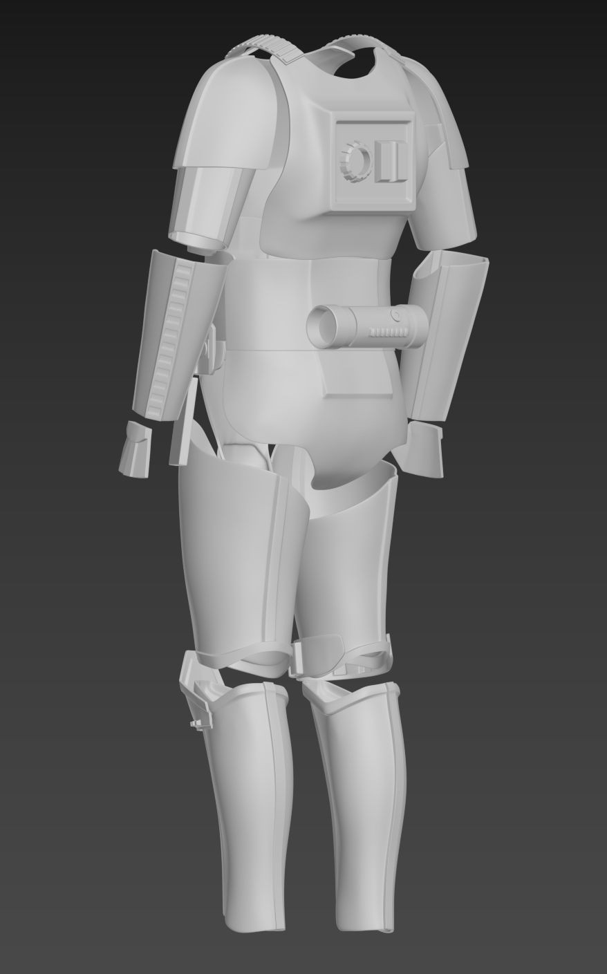 Star Wars Stormtrooper  ANH Hero Armor Cosplay 3D print model_22