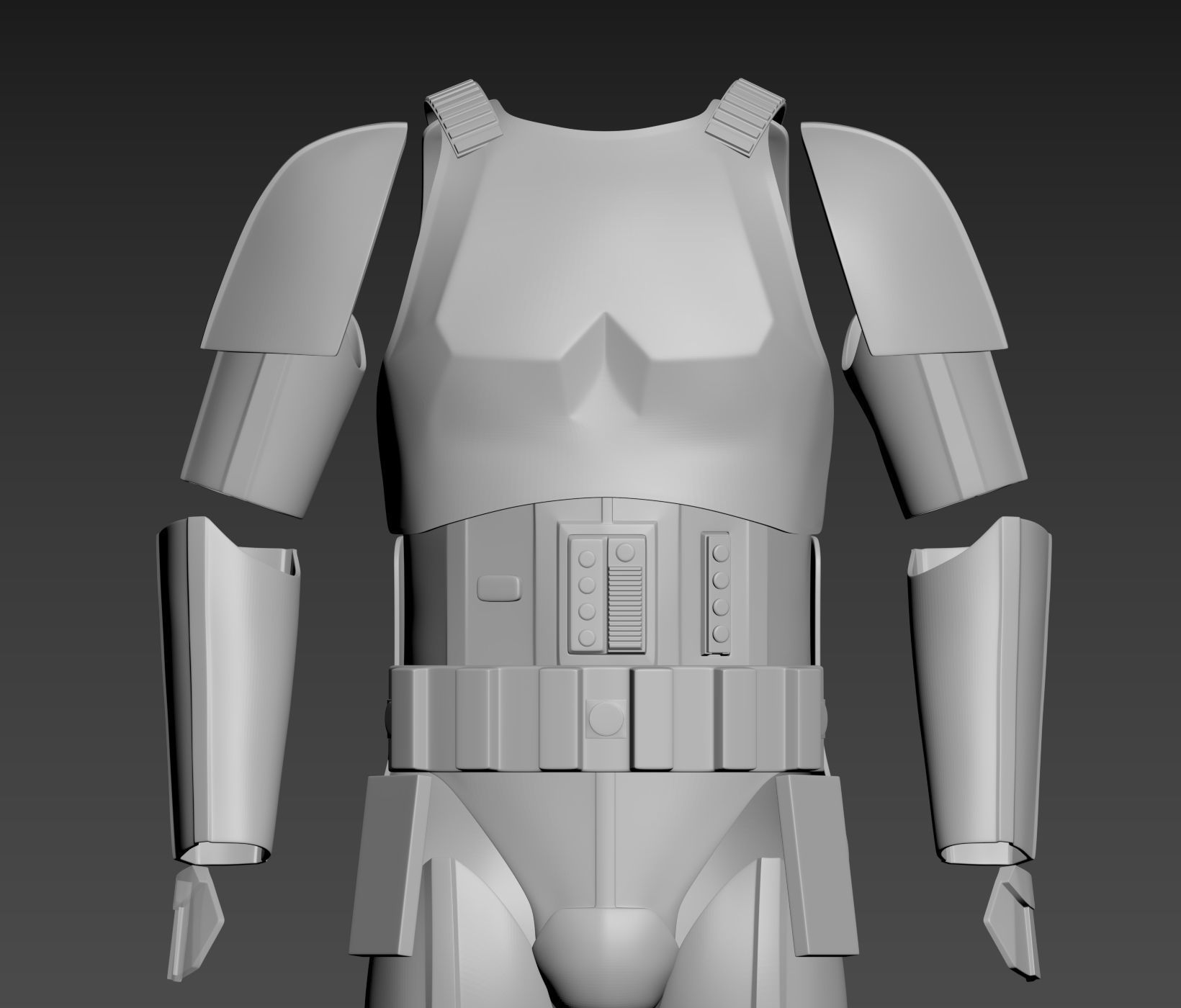 Star Wars Stormtrooper ANH Hero Armor Cosplay 3D model 3D printable ...
