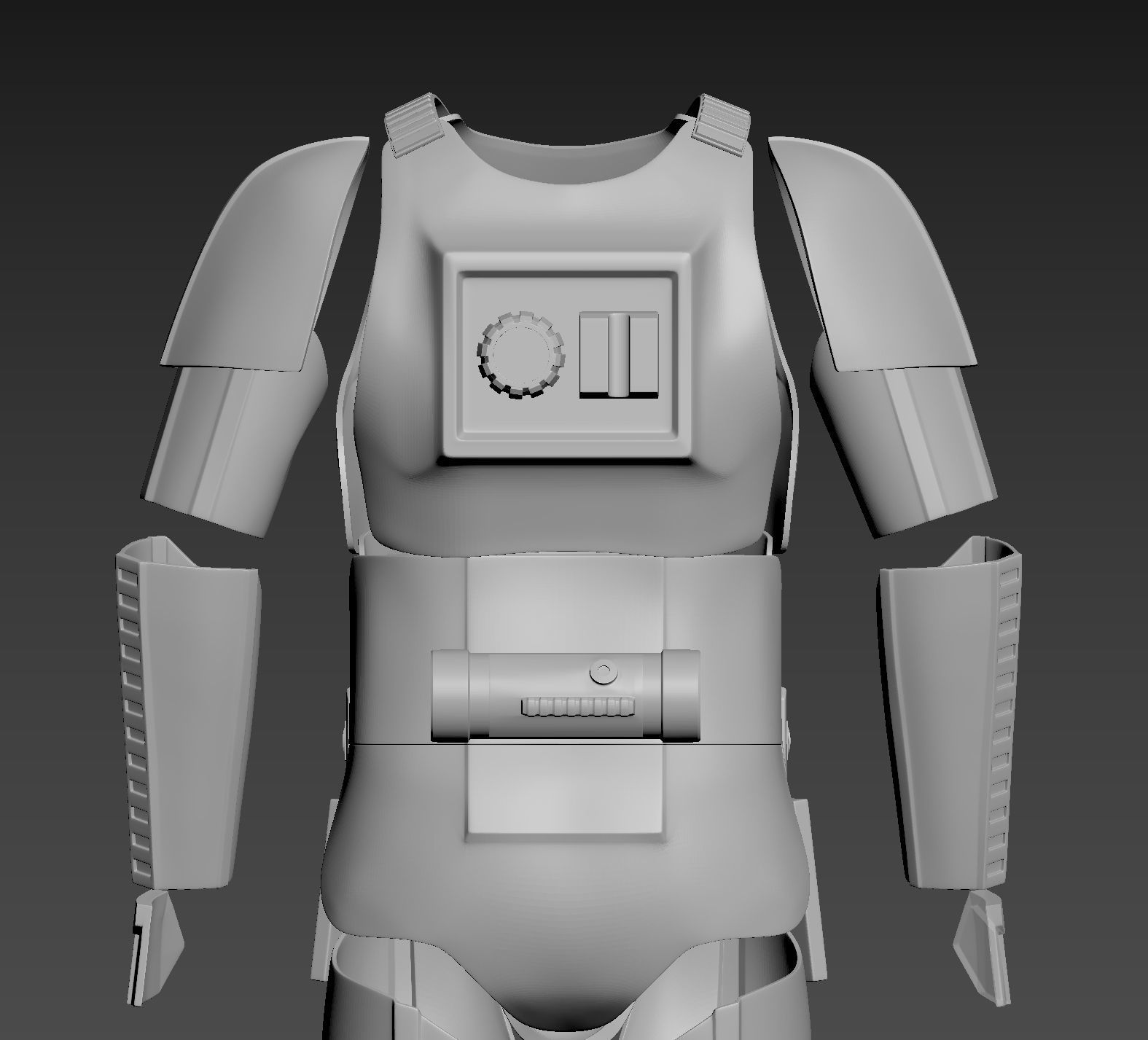 Star Wars Stormtrooper  ANH Hero Armor Cosplay 3D print model_2