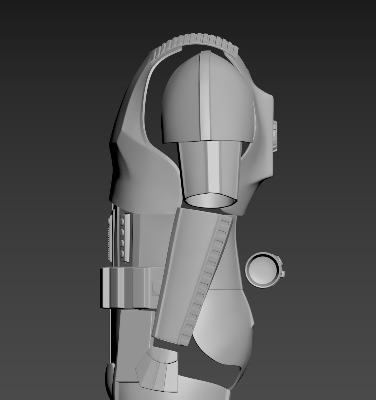 Star Wars Stormtrooper  ANH Hero Armor Cosplay 3D print model_4