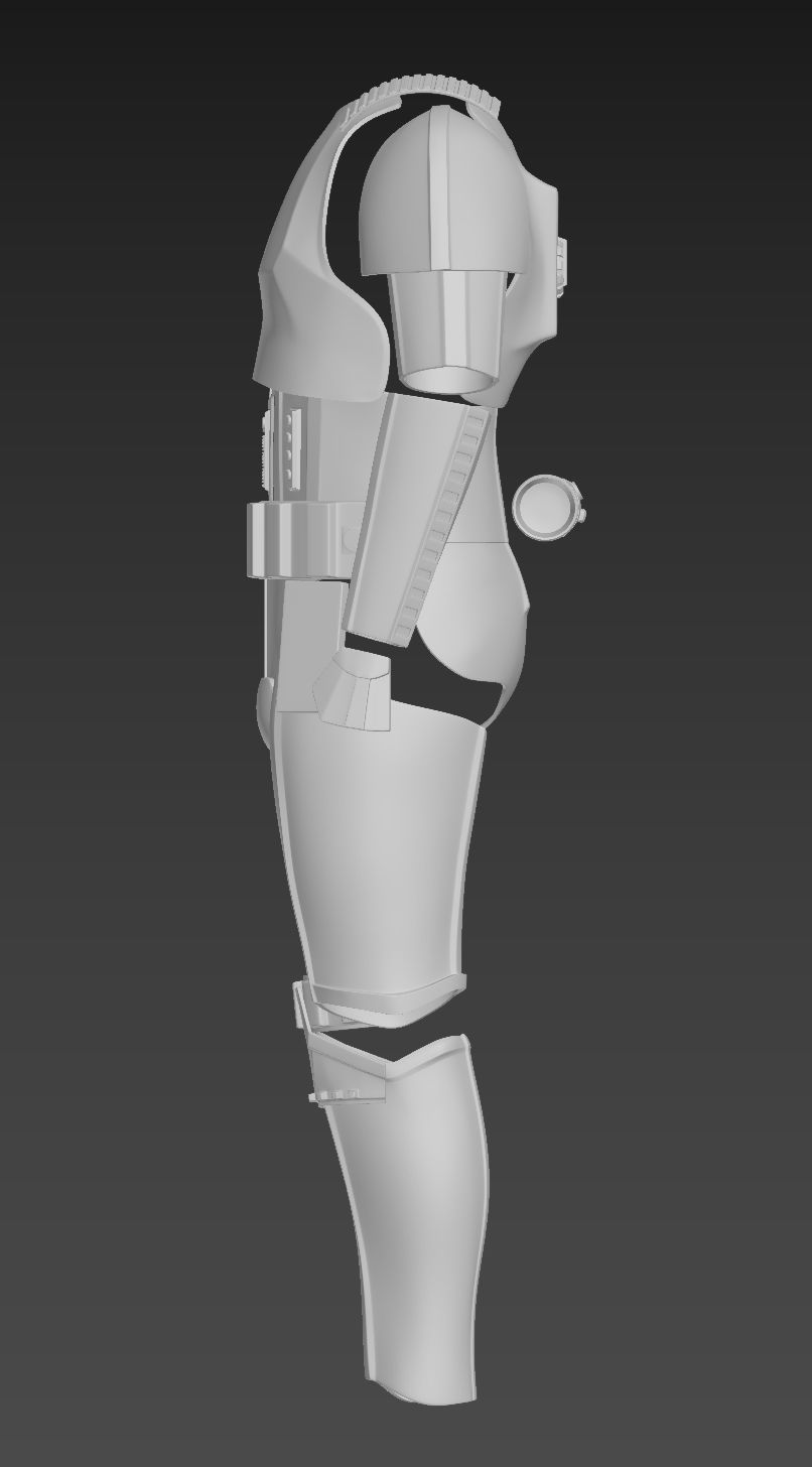 Star Wars Stormtrooper  ANH Hero Armor Cosplay 3D print model_19