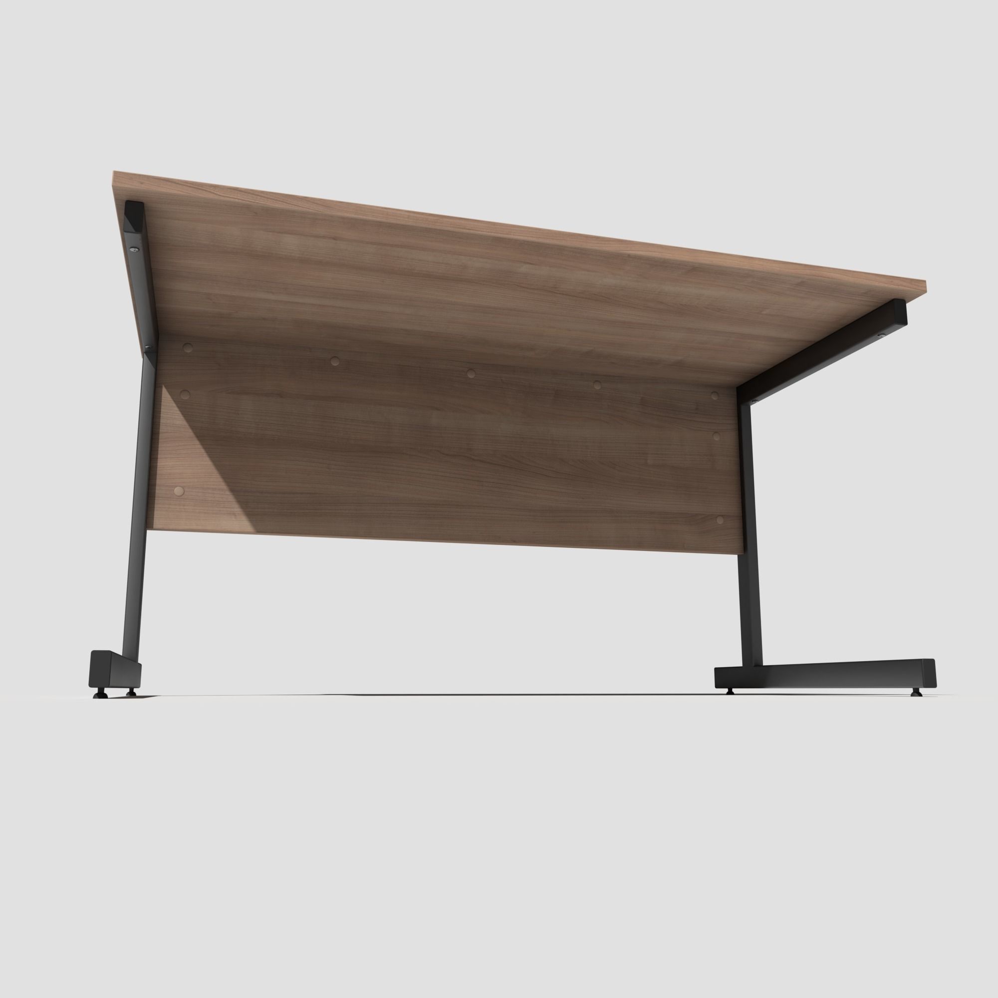 Office Desk Low-poly 3D model_9