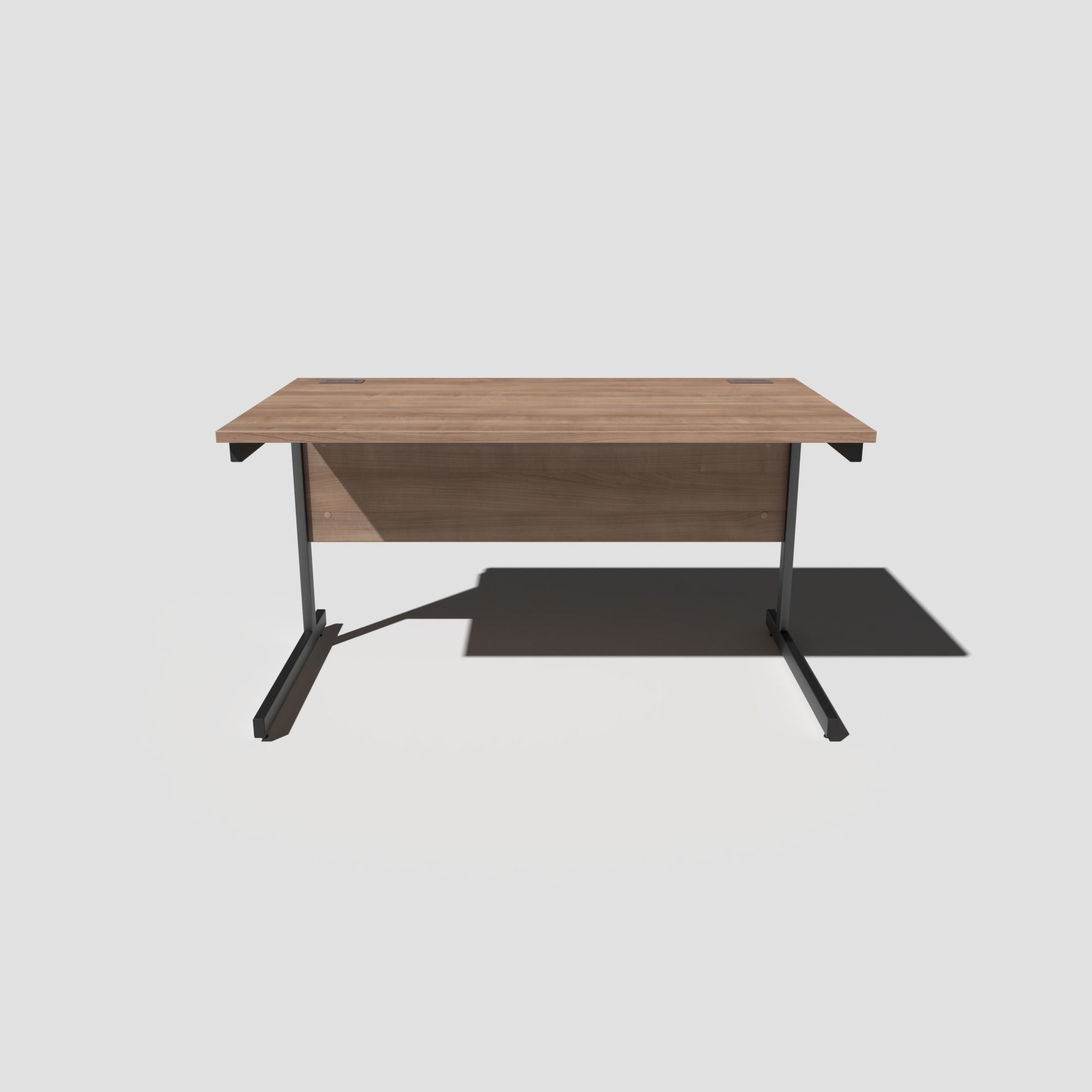 Office Desk Low-poly 3D model_1