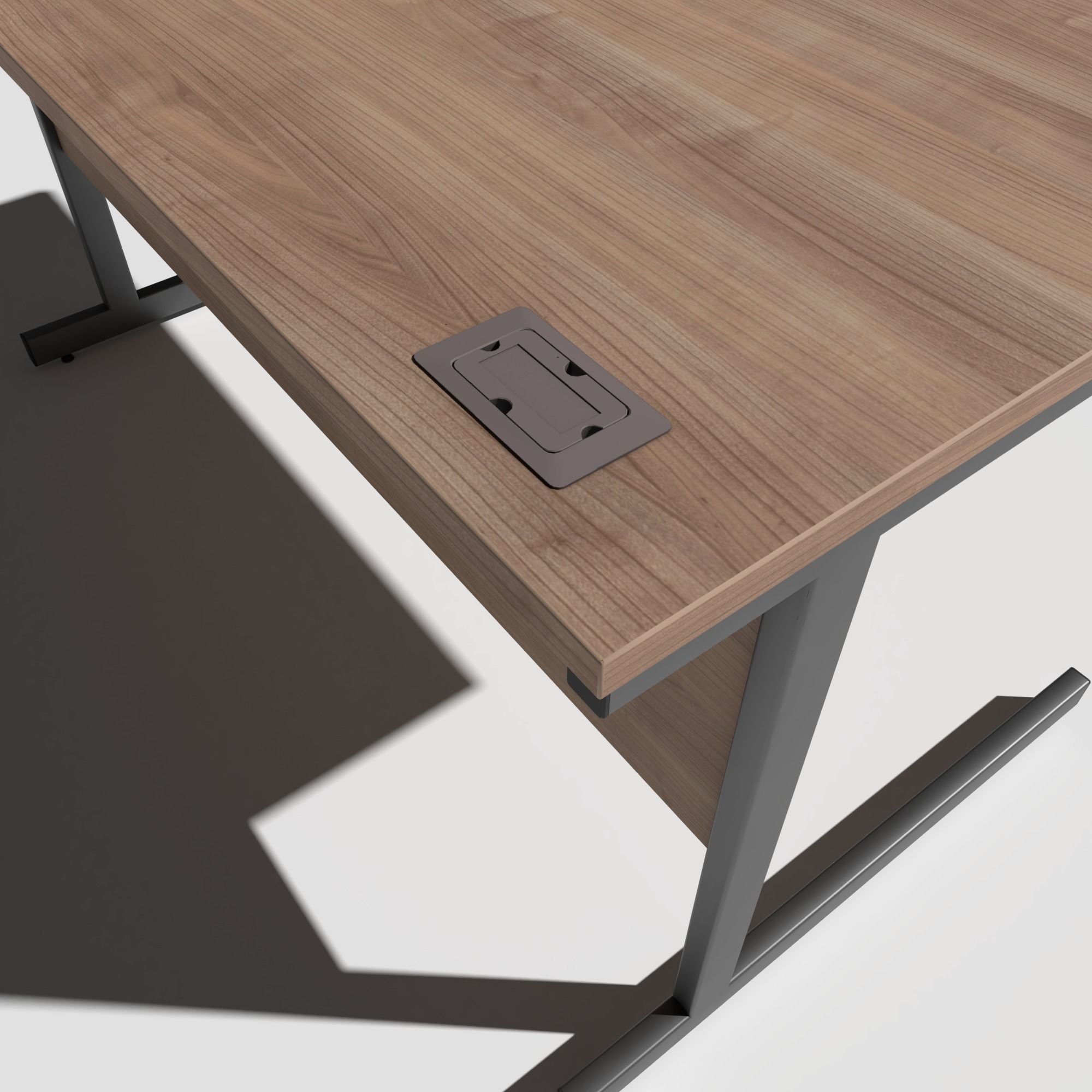 Office Desk Low-poly 3D model_10