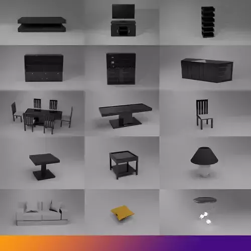 Living room and dining room furniture  pack