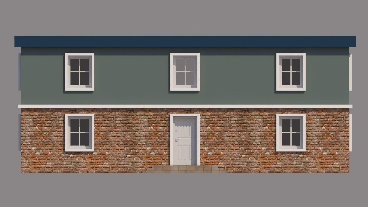 House for Video Games 3D model_8